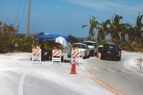Hurricane Irma. Lee County Announces Mandatory Friday Morning Evacuation of Sanibel & Captiva Islands. Hurricane Charley, Blind Pass Bridge, National Guard, Checkpoint, August 19, 2004.