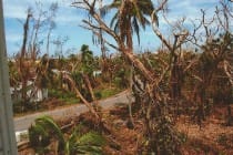 Hurricane Charley 10 Year Anniversary, Captiva Drive, Turn Toward The Post Office, 8-13-04