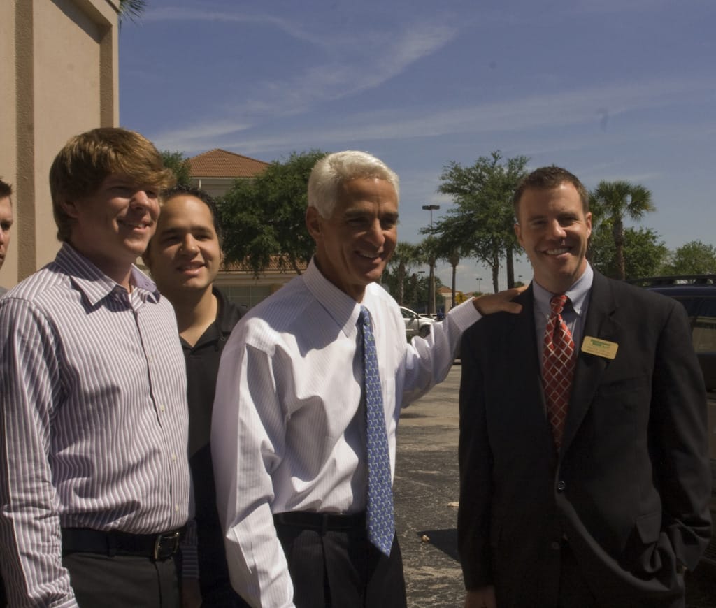 Charlie Crist, Sanibel, File Photo, Photo Credit - peglegpug.com