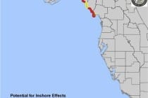 Sanibel Red Tide Update, Statewide Karenia Brevis Potential Inshore Effects 10-3-2014 – 10-06-2014