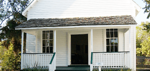 Sanibel Historical Museum And Village, 1896 Sanibel School House for White Children, Courtesy Of Sanibel Historical Museum.