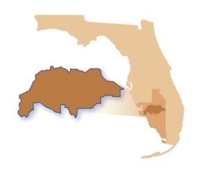 Caloosahatchee Watershed, Source: 2005 Water Quality Assessment Report.