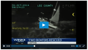 Captiva: Two Boaters Rescued Off The North End Of Captiva Around 3-30 Saturday Morning, Credit - WINK News.