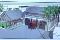 Artist Rendering, New Captiva Fire Control District Building Construction Update, 12-28-14.