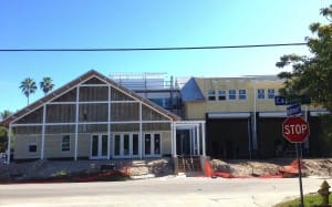 Front Of Building, New Captiva Fire Control District Building Construction Update, 12-28-14.