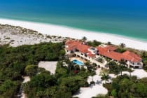 Aerial View, 6111 Sanibel Captiva Road, Sanibel Island.