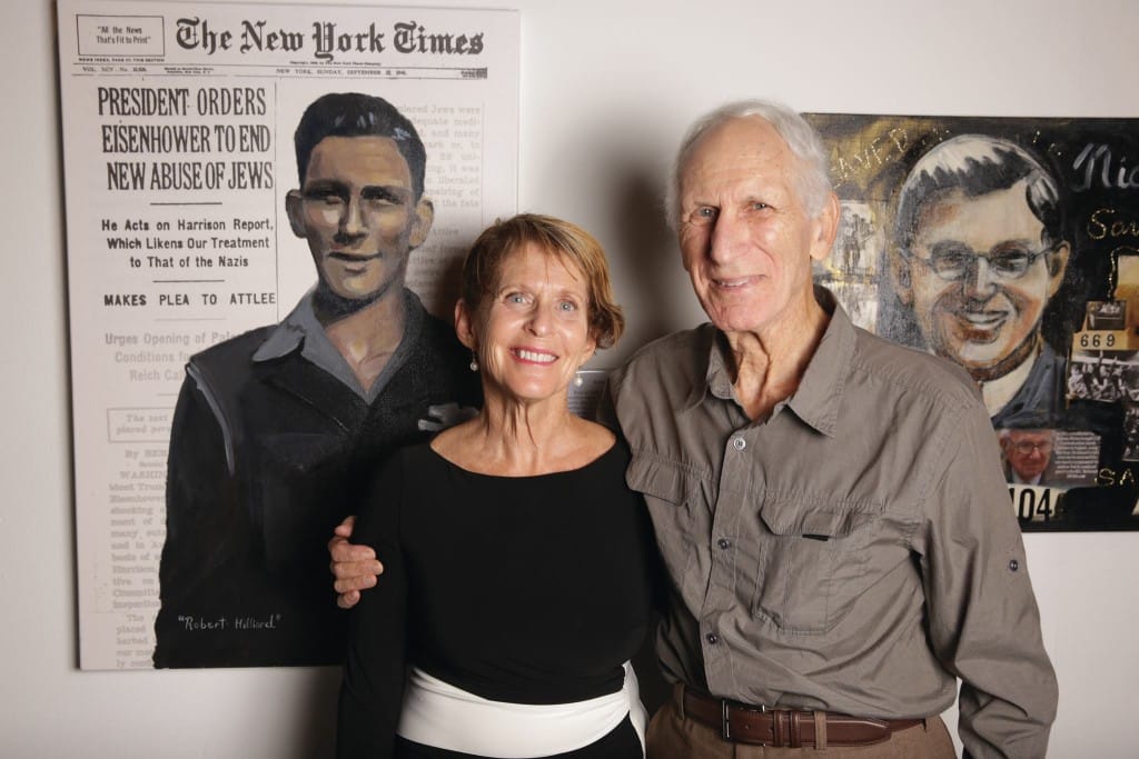 Myra Roberts With Robert Hilliard At The Berne Davis Art Center, Courtesy Of Myra Roberts.
