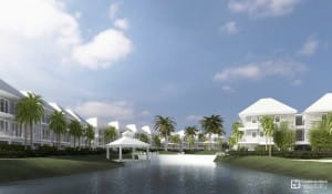 New South Seas Resort, Captiva Island, Water View Rendering.