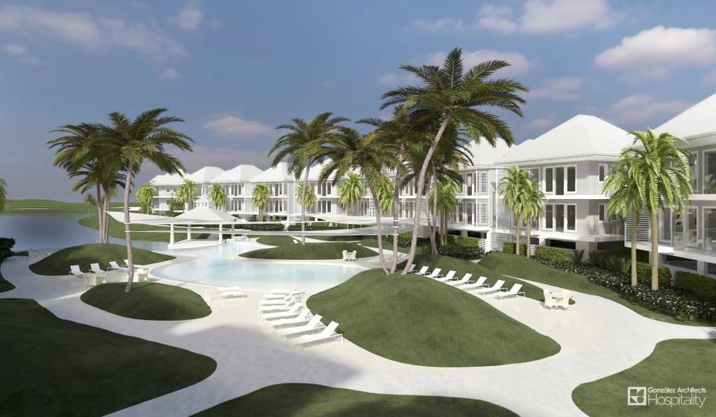 South Seas Resort, Captiva Island, Concept Plans, Pool Rendering.