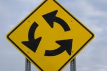 Sanibel Roundabouts?, Roundabout Sign by The Tire Zoo, Via Creative Commons.
