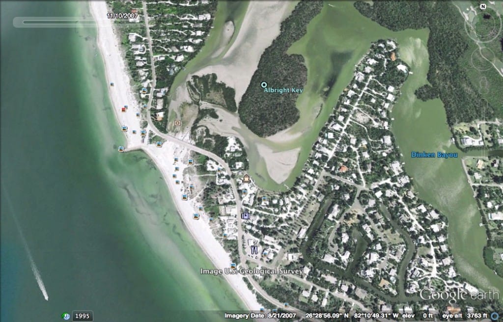 File Satellite Photo: Sanibel, Blind Pass, 11-10-07.
