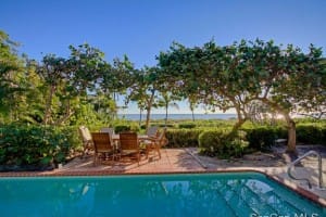 Sanibel Real Estate, 3911 West Gulf Drive, Pool, Courtesy Of Royal Shell Real Estate.