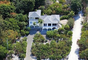 13550 Palmflower Lane, Captiva Isalnd, Aerial View.