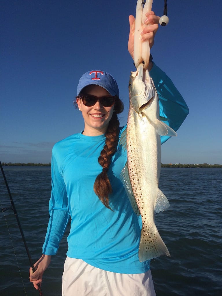 Sea Trout, Sanibel Grass Flats, Sanibel Island, 3-13-15.