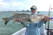 Sanibel Rentals, 4-26-15, Ben Stegmann, Winning 42" Snook, Cabbage Key Fingers O’Bannon Tournament.