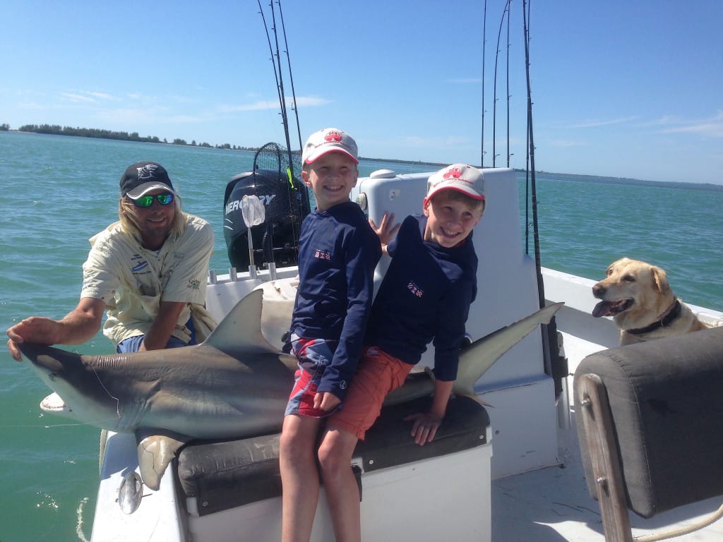Captiva Rentals, 4-5-15, Catch & Release Blacktip Shark Fishing.