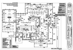 Sanibel Rentals, 4-24-15, Doc Ford's, New Restaurant, First Floor Plan.