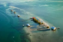 Sanibel Rentals, 4-18-15, Fish Shacks Of Pine Island Sound, Aerial View, Ron Mayhew.