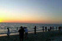 Sanibel Rentals, 4-3-15, Sanibel: Sunset, Good Friday, 2015, The Mucky Duck, Captiva Island.
