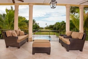 Captiva Rentals, Avoca, Porch View.