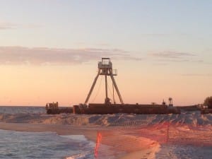 File Photo, October 2013 Captiva Island Beach Renourishment Project.