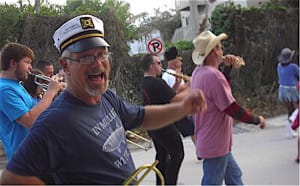 Marching Mullet Band Parade, Jensen's Marina, Captiva Island.