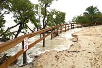 Sanibel Island, Tide Surge & Flooding, 1-17-16.