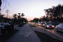 Sanibel Traffic In Evening, Via Creative Commons, Rudy Guy.