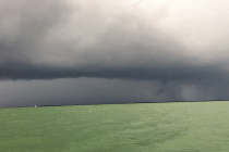 Another storm rolling in across the bay toward Captiva Island, Charlie Landon, January 2016.