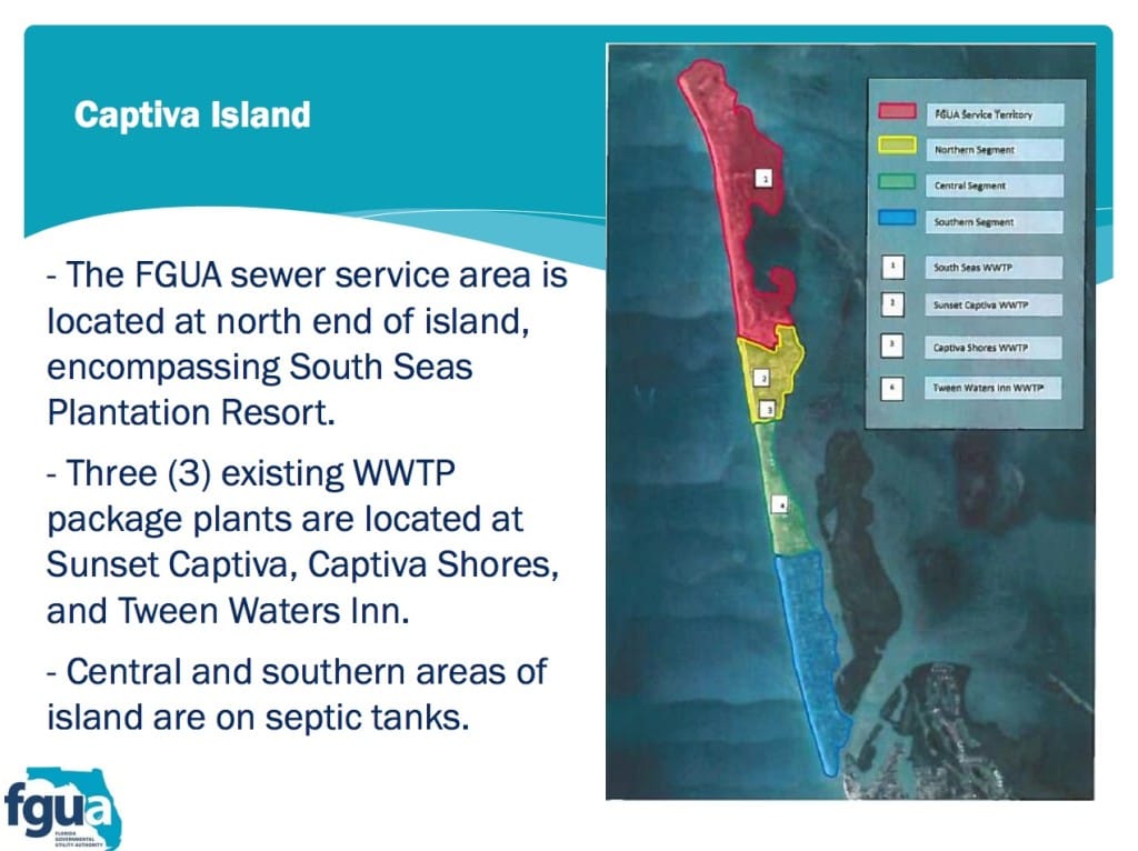 Current Captiva Island Waste Treatment, Florida Government Utility Authority, December 2015.