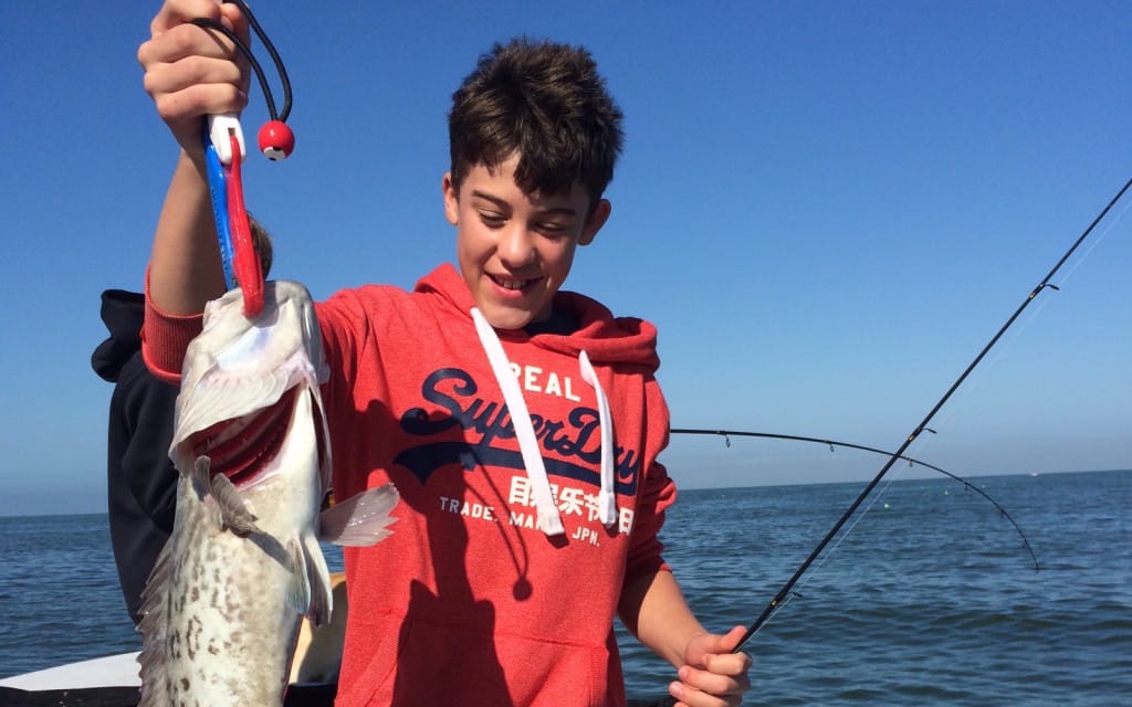 Sanibel Fishing, Grouper, 2-5-2016.