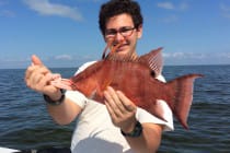 Sanibel Fishing, Hogfish or Hog Snapper, 2-2-2016.