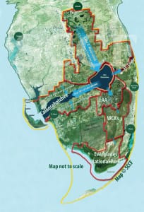 Lake Okeechobee & Florida Everglades Water System, Courtesy Of SCCF.