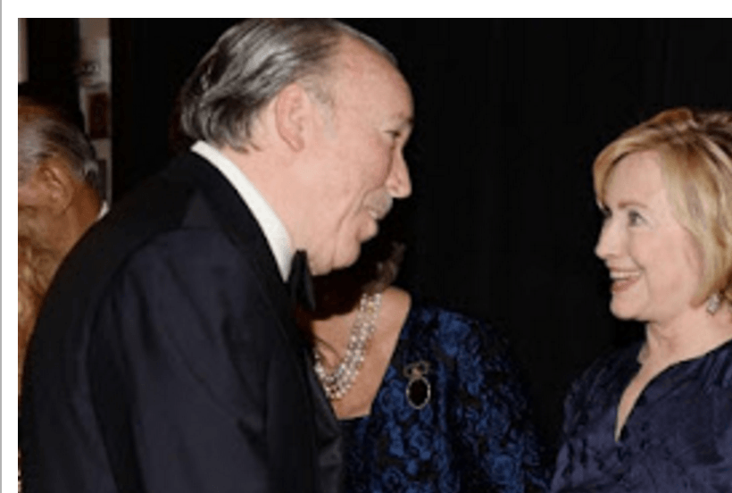 Photo: Alfie Fanjul & Hillary Clinton, Courtesy Of HuffPost.
