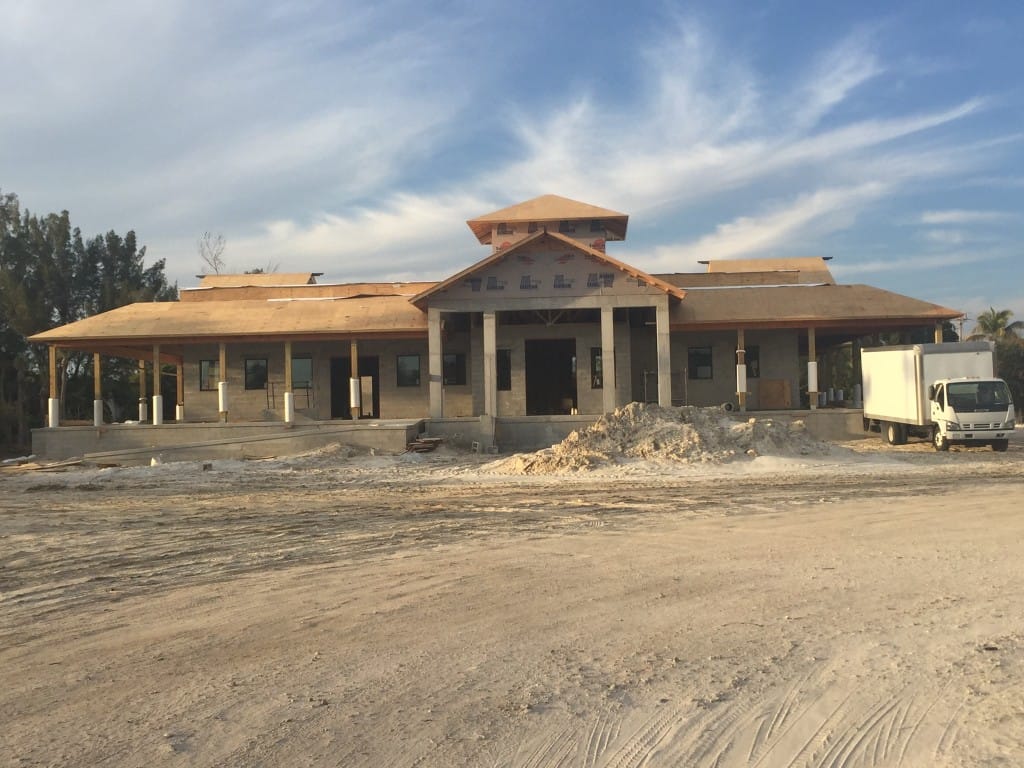 Doc Ford's, Sanibel, Construction, March 2016.