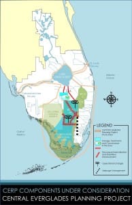 Map CERP Central Everglades Planning Project.