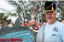 Marching Mullet Band Parade & Clean Water Rally, Jensen's Marina, Captiva Island, Sunday, March 13, 2016.