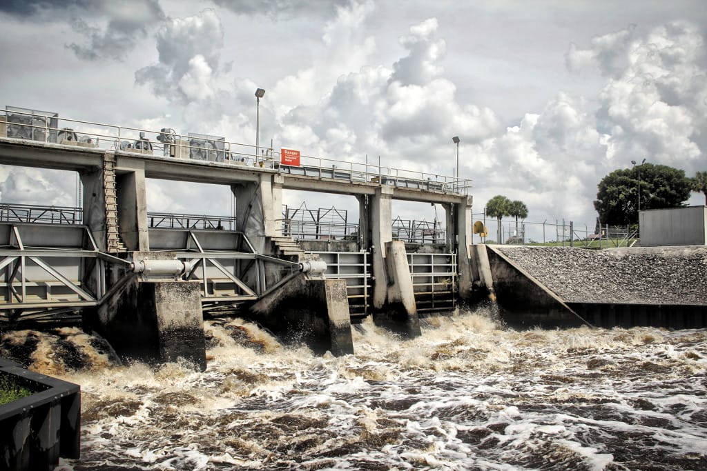 Lake Okeechobee Water Release File Photo, Via Creative Commons, Dale Best.