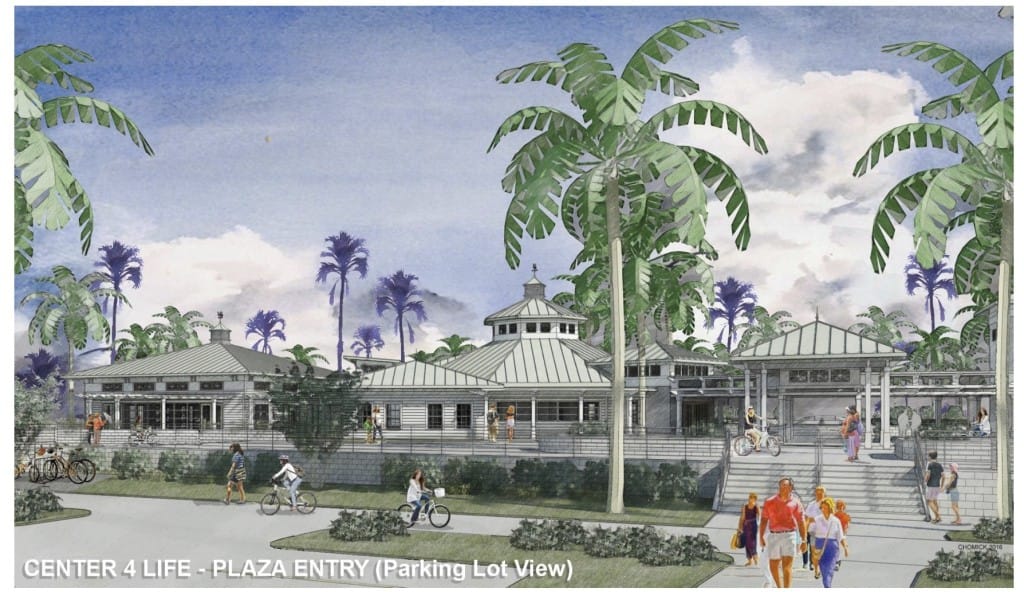 Center 4 Life Rendering, Down Sanibel Development, Civic Core Redevelopment Project. Courtesy Of City Of Sanibel.