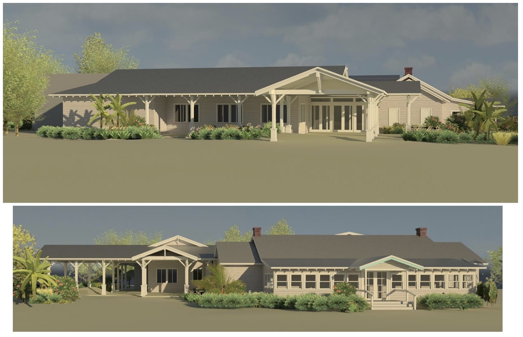 Community House Restoration, Down Sanibel Development, Civic Core Redevelopment Project. Courtesy Of City Of Sanibel.