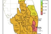 April Florida Rain Falls Far Below Average For Much Of Florida. All South Florida Basins Experienced Rainfall Deficit.